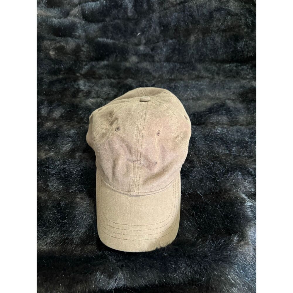 LL‎ Bean Wool-Lined Waxed Cotton Fowlers Hunting Cap ~ adjustable